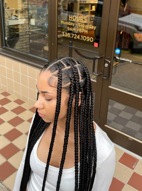 Jumbo Knotless braids