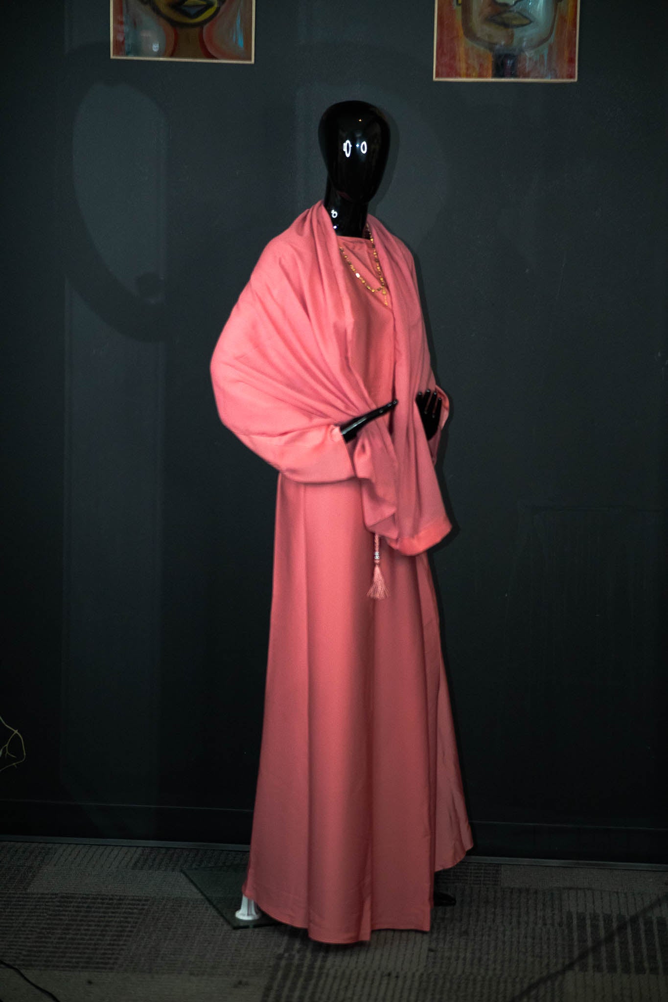 Solid Color 1 Piece Abaya